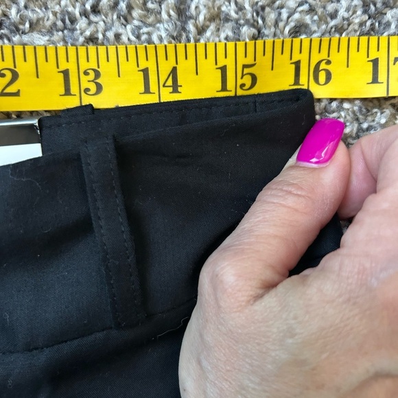 Worthington NWT Curvy Slim Leg Basic Black Pants size 6 Long - Picture 6 of 8